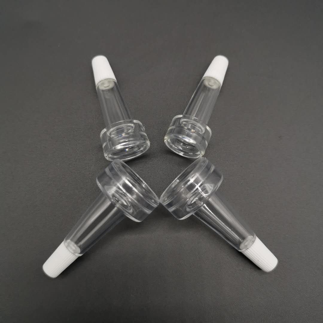 microneedling血清のアプリケーターのガラスびんの透明なコネクターのmesotherapy処置のガラスびんの付属品