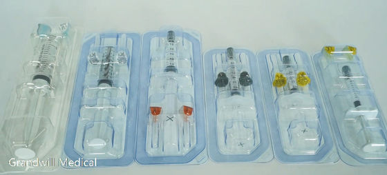 顔の柔らかい組織増殖と皮膚水分補給の手続きに使用される無菌クロスリンクヒアルロン酸皮膚充填剤
